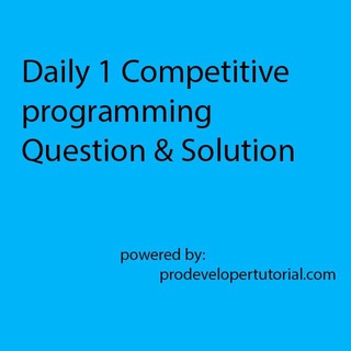 Competitive programming telegram group