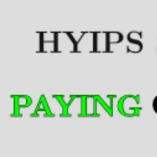Paying HYIPs Only
