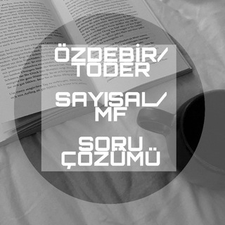 ÖZDEBİR TÖDER SORU ÇÖZÜM