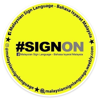 #SIGNON : Malaysian Sign Language / Bahasa Isyarat Malaysia (Official) ??
