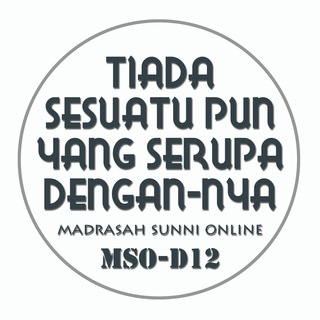 Nota Tauhid (Aqidah ASWJ) ⭐️ MSO-D12