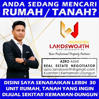 RUMAH/TANAH UNTUK DIJUAL KEMAMAN BY AZRO PROPERTY