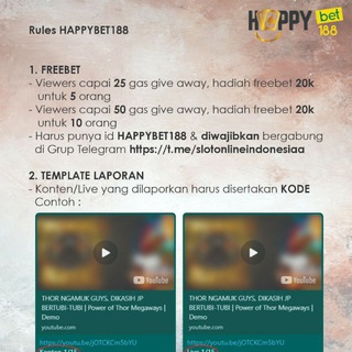 SLOTTERMANIA TV X HAPPYBET188