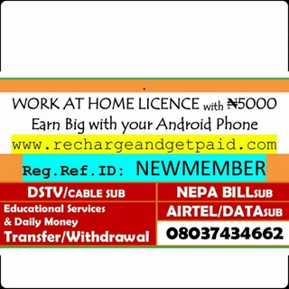 RECHARGE AND GET PAID RAPG?? @RAPGnigeria