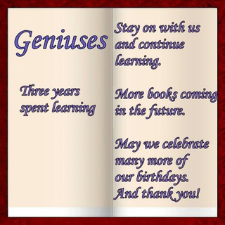 Geniuses E-library