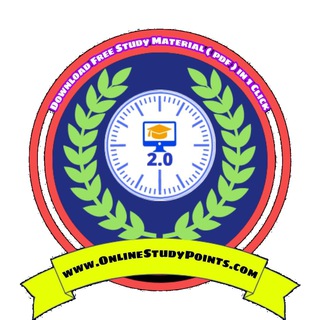 Online Study Points - Free Pdf Download of All Exams in 1 Click - Telegram Channel