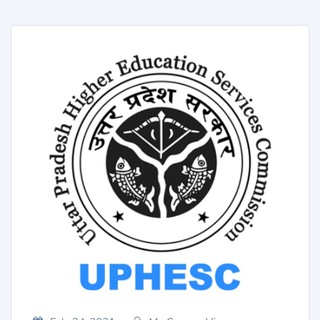 UPHESC Assistant Professor GS - Telegram Channel