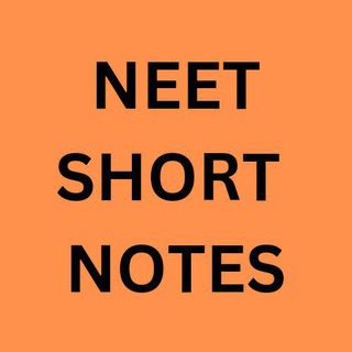NEET SHORT TRICKS - Telegram Channel