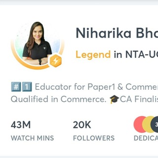 Niks Niharika NTA UGC NET - Telegram Channel
