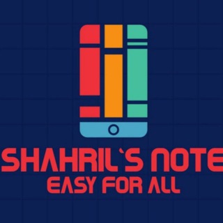 Shahril's Note - Telegram Channel