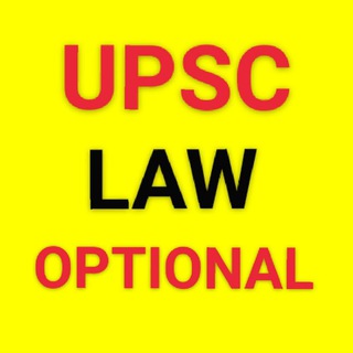 UPSC LAW Optional - Telegram Channel