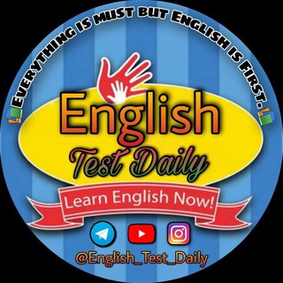 ?English Test Daily? - Telegram Channel