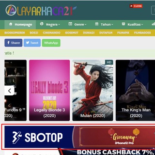 LAYARKACA21 DUNIA21 OFFICIAL Telegram channel