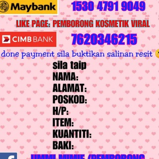 pemborong kosmetik viral Telegram channel