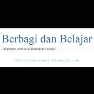 Berbagi dan Belajar Telegram channel