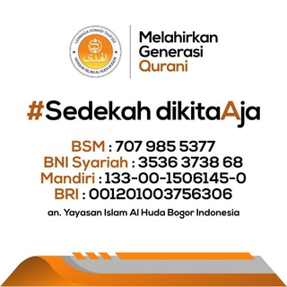 Yayasan Islam Al Huda Bogor Indonesia Telegram channel