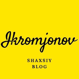 Ikromjonov Hojiakbar | Blog