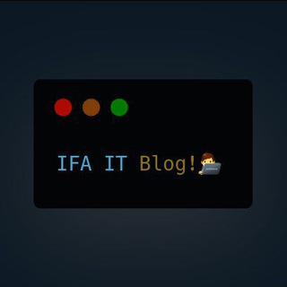 IFA IT Blog!?‍?