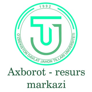 Axborot Resurs Markazi? | Информационно ресурсный центр