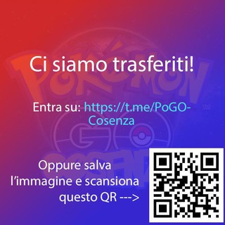 Pokémon Go Cosenza Telegram channel