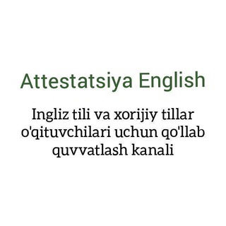 Attestatsiya English|English Teachers