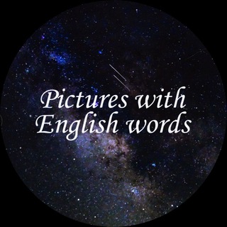 Pictures with English words