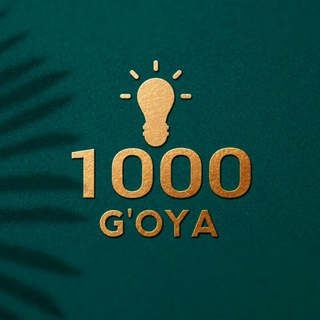 1000 G'oya ?️