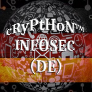 cRyPtHoN™ INFOSEC (DE) Telegram channel