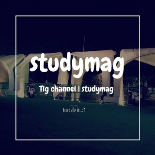 • STUDYMAG | اِستادی مَگ • - Telegram Channel