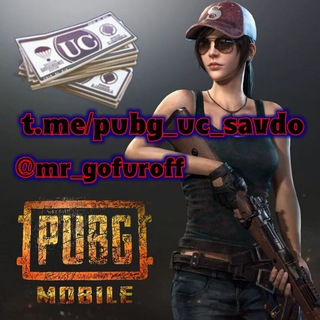 PUBG UC savdo Telegram channel