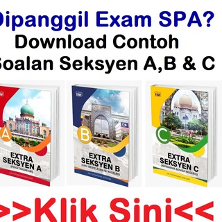 CONTOH SOALAN EXAM SPA Telegram channel