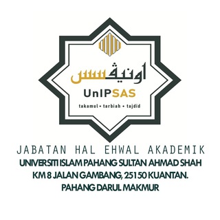 Jabatan Pengurusan Akademik UnIPSAS Telegram channel