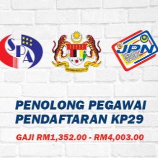 PENOLONG PEGAWAI PENDAFTARAN KP29 Telegram channel