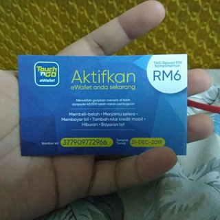 Free Topup With Reload Pin TnG Telegram channel