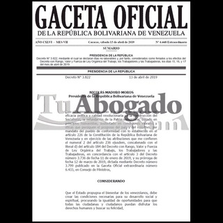 Tu Gaceta Oficial Telegram Channel