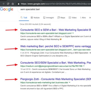 Corso SEO Bari o online - miglior corso seo online