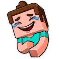 stiker minecraft