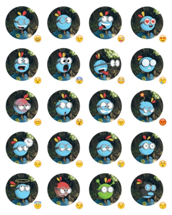 Blue Head emoji
