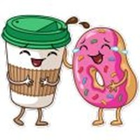 Donut and coffee