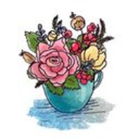 Cakes and flowers