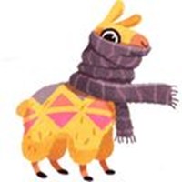 hipster llama