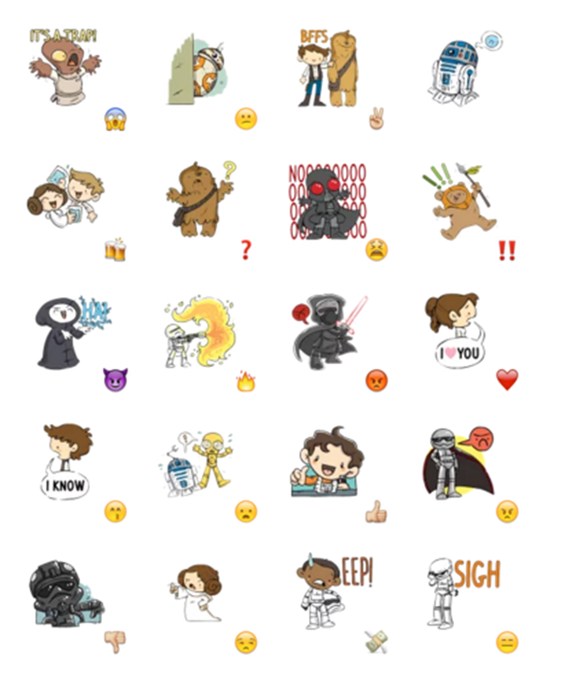 Star Wars Stickers from Fb by PX1