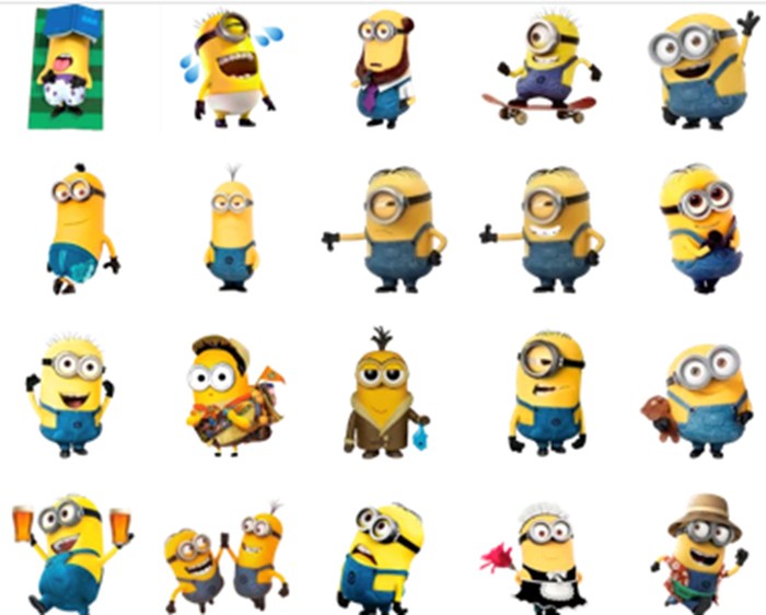 Minion stickers pack