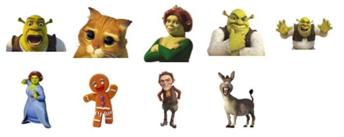 shrek sticker