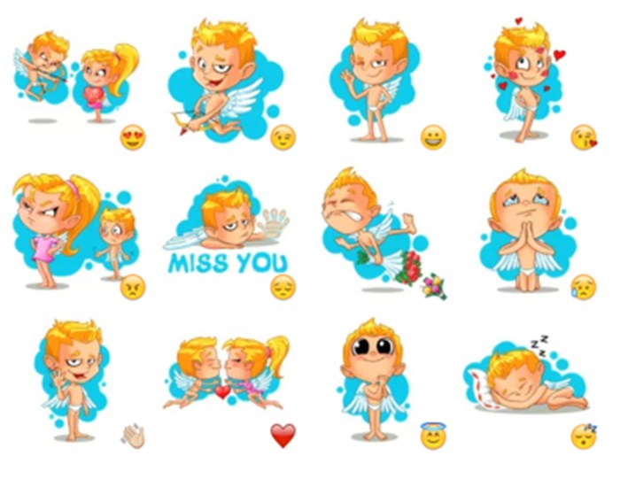 John and Eva. Cute Angels!