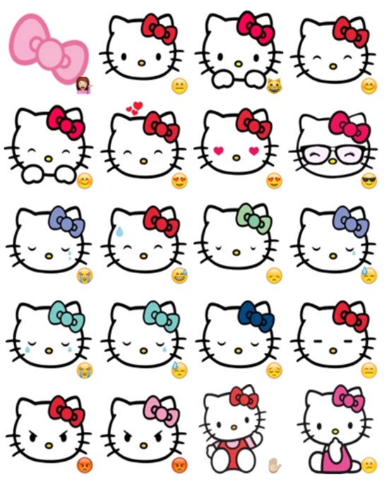 Hello kitty stickers