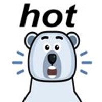 English with a bear