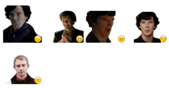 Sherlock stickers