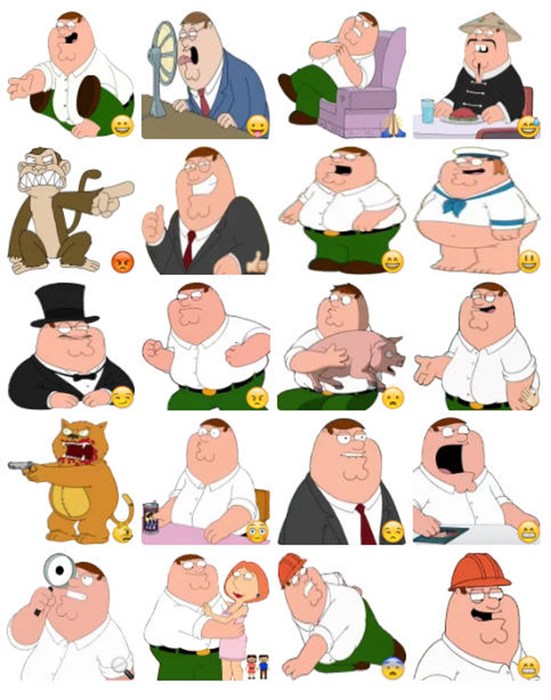 Family Guy (currently 91 Stickers)
