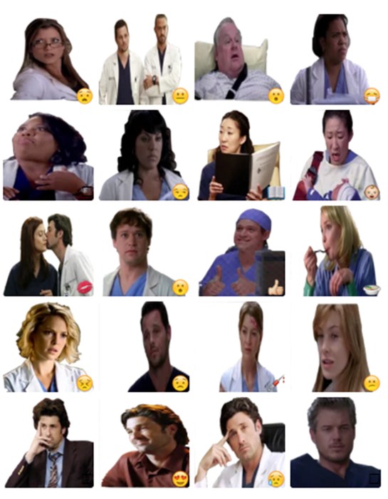 greys anatomy stickers